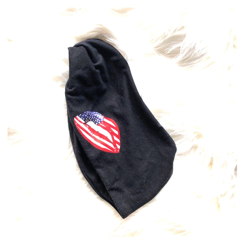 Harley Davidson Hair Glove with American Lips